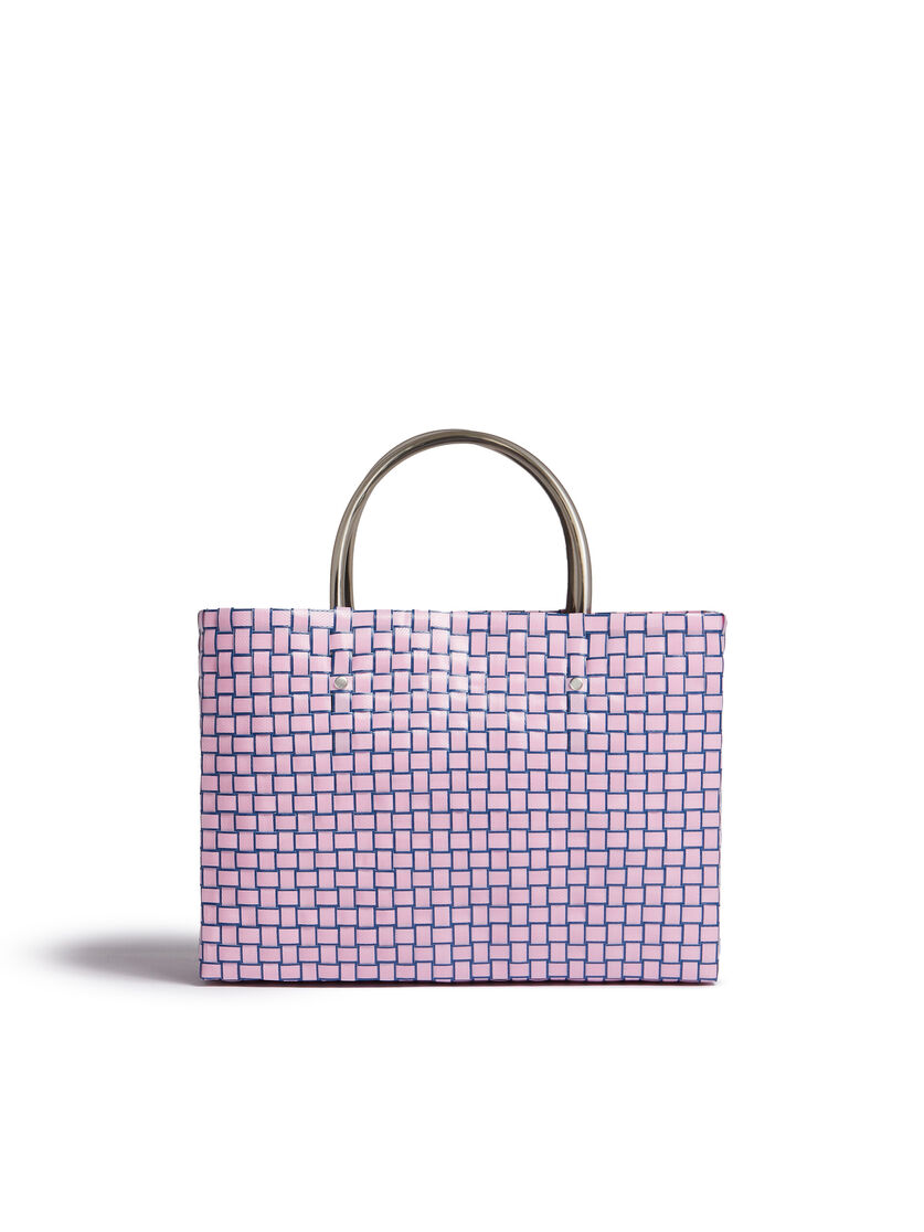 ロイヤルブルー MARNI MARKET FLOWER BASKET - ショッピングバッグ - Image 3