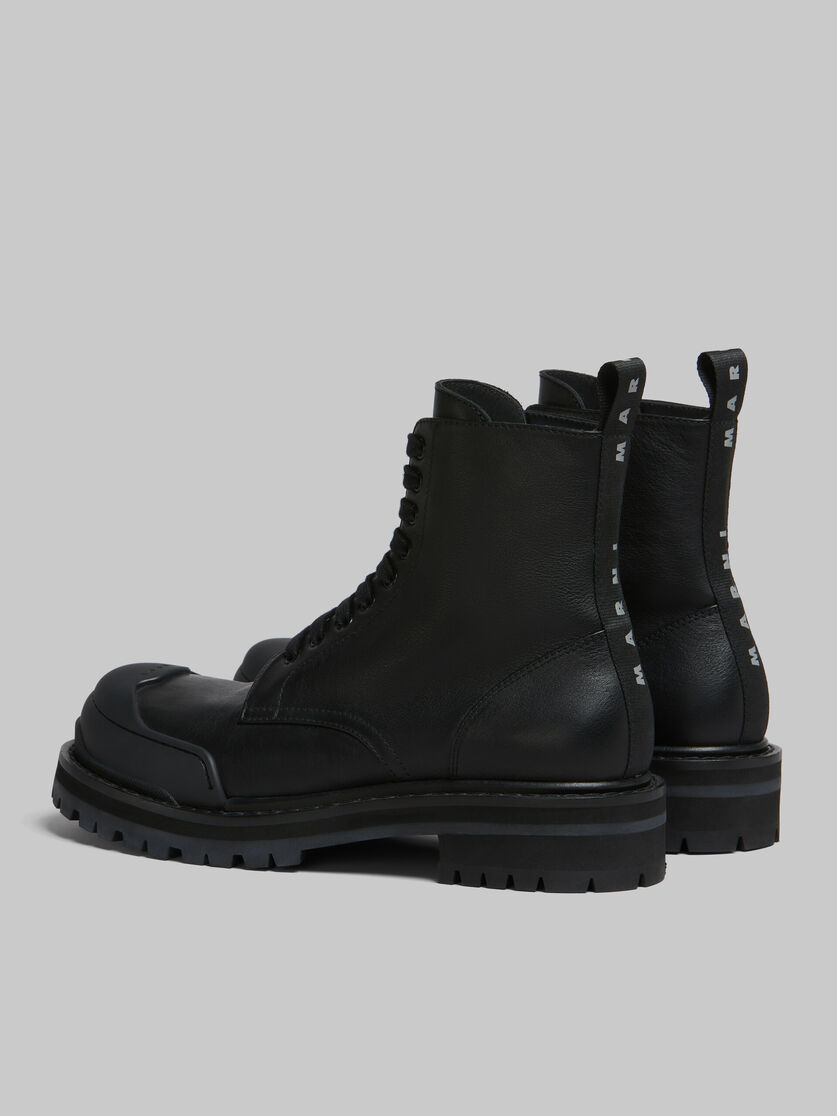 Black leather Dada Army combat boot - Boots - Image 3