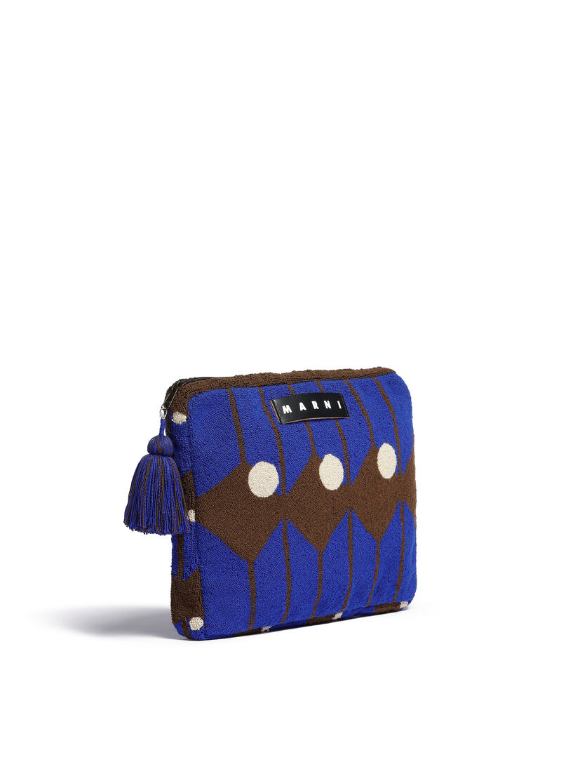 ブルー Marni Market ウール製ラップトップケース - ファッション小物 - Image 2