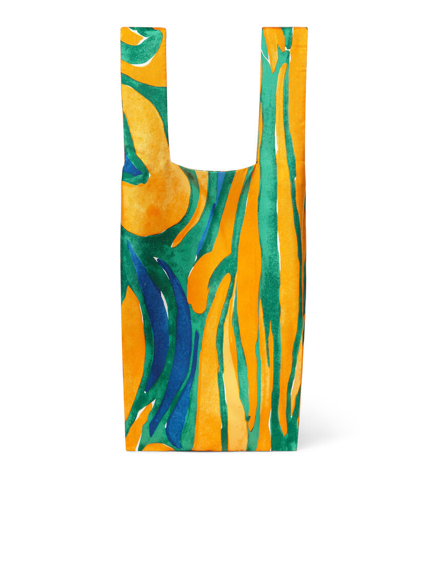 MARNI MARKET silk shopping bag with brushstroke print - Shopping Bags - Image 3