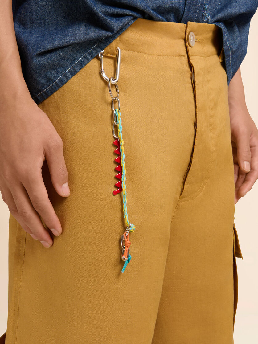 Red enamel Marni Symbol charm, Image 2