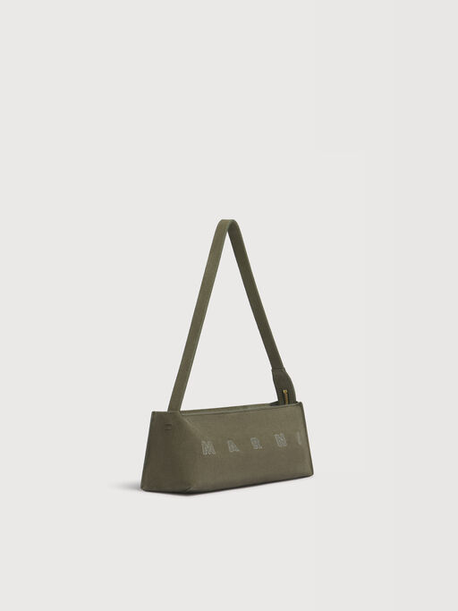 Green suede Museo bag - Shoulder Bag