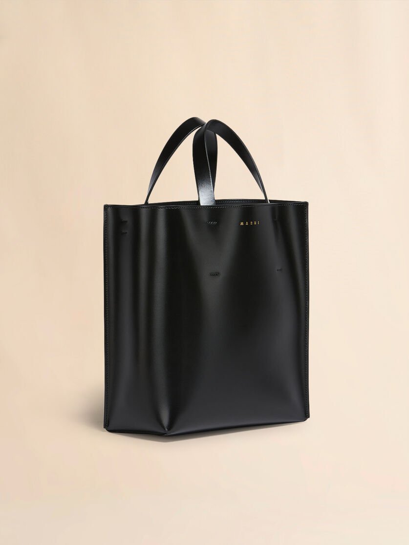 Museo small bag in light pink leather - Shopping Bags - Image 4