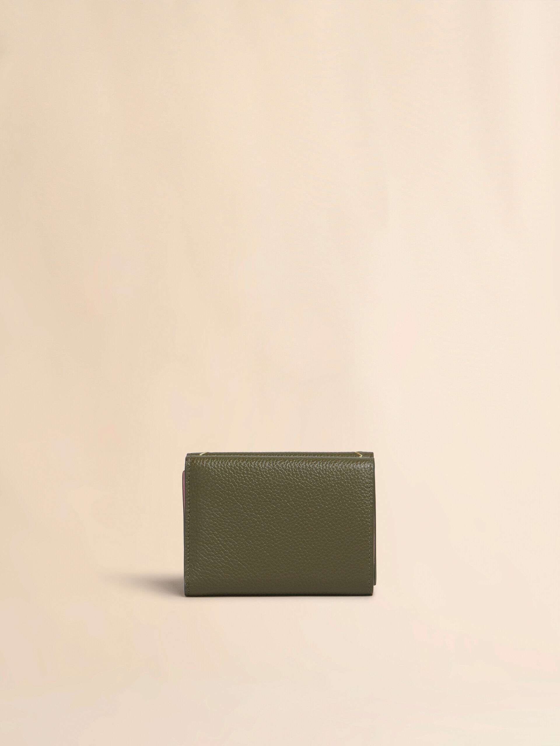 マルニ ショルダーウォレット 長財布 レザー トランク グリーン