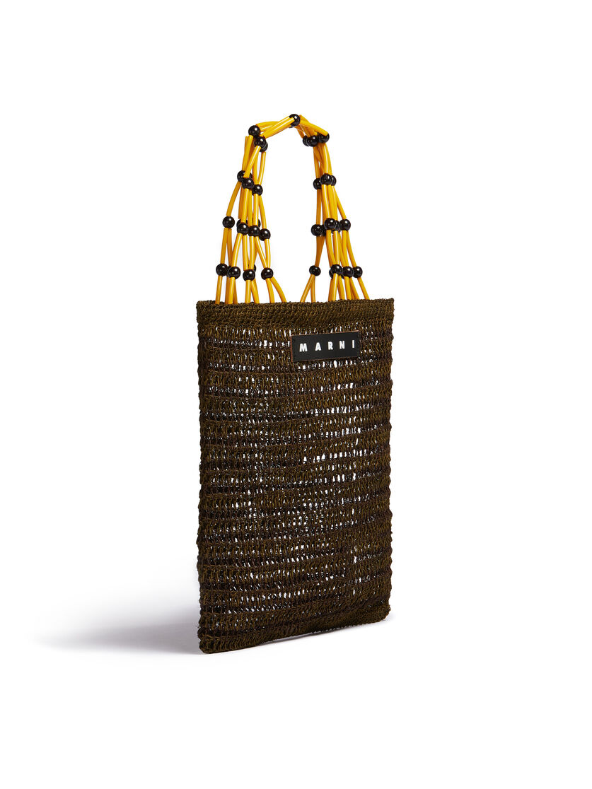 ピンク MARNI MARKET FIQUE ナチュラルファイバー ネットショッパー - ショッピングバッグ - Image 2