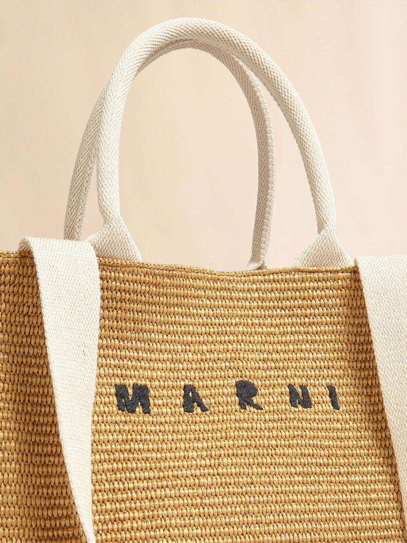 Tote Bag aus Material in Bast-Optik, Image 4