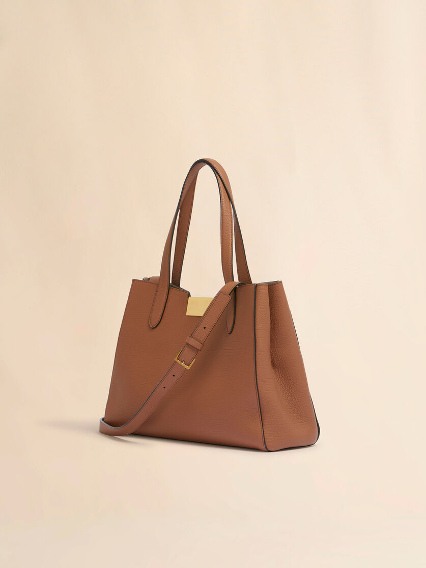 グレー レザー製 Trunkaroo トートバッグ - ハンドバッグ - Image 3