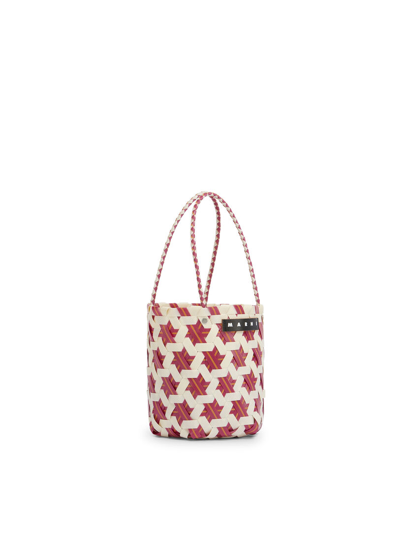 ライトブルー MARNI MARKET シリンダーシェイプ バスケットバッグ - ショッピングバッグ - Image 2
