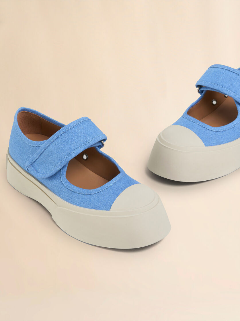 Light blue denim Mary Jane sneaker - Sneakers - Image 5