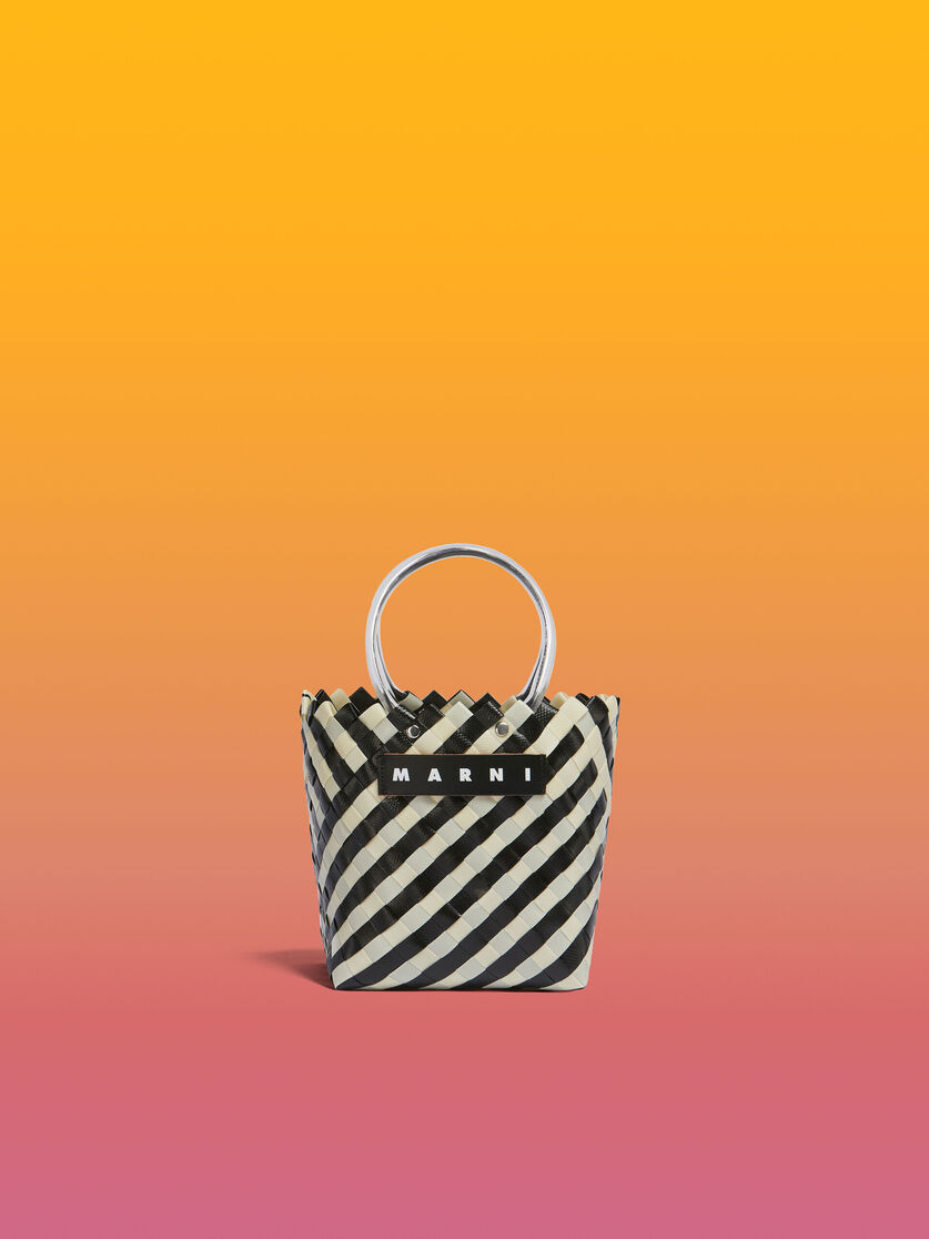 イエロー ターコイズ ウーブン素材製 MARNI MARKET TAHAバッグ - ショッピングバッグ - Image 1