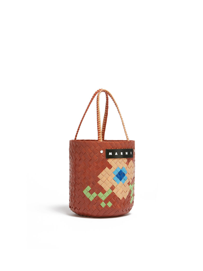 ピーチ フラワー MARNI MARKET バケットバッグ - ショッピングバッグ - Image 2
