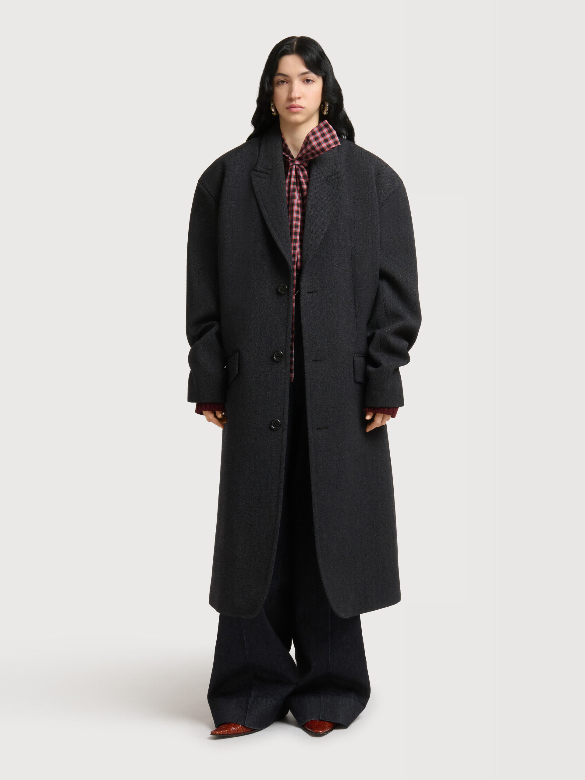 ジャケット・アウター 2015AW MARNI Wool Trench Coat Women's Coats and Jackets | Official Online Store | Marni | Marni