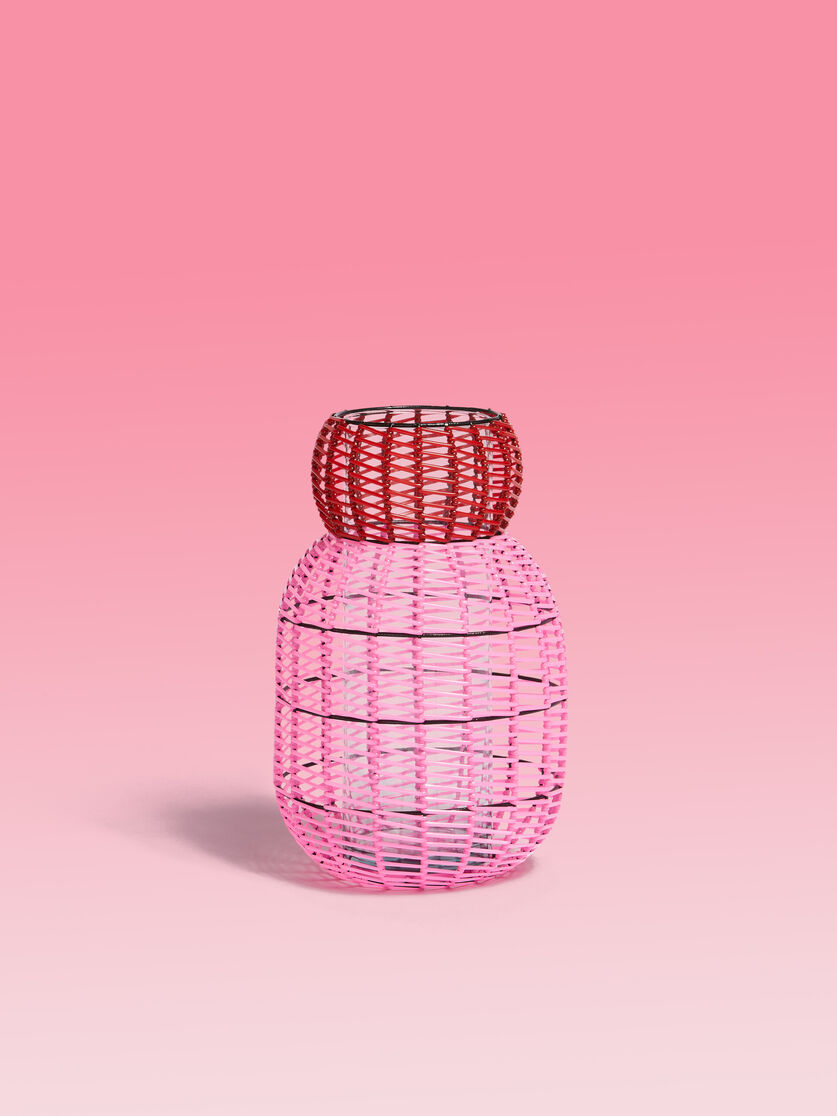 Pink MARNI MARKET woven cable vase - Furniture - Image 1