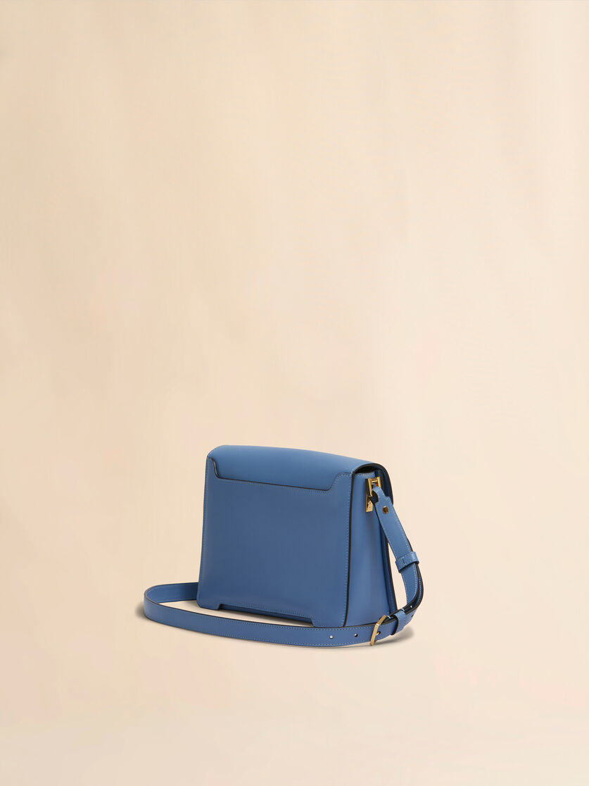 Blue leather Trunkaroo medium shoulder bag - Shoulder Bags - Image 2