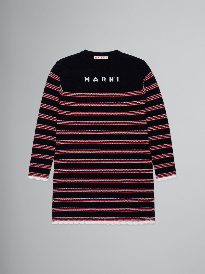 ストライプ ニットドレス | Marni
