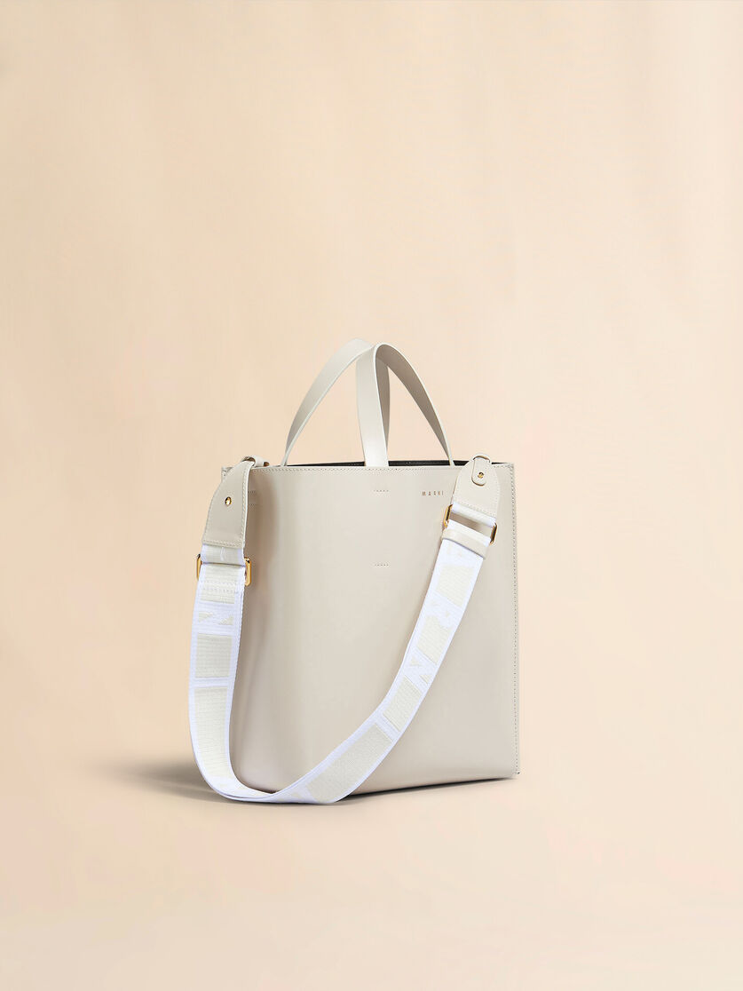Museo small bag in light pink leather - Shopping Bags - Image 5
