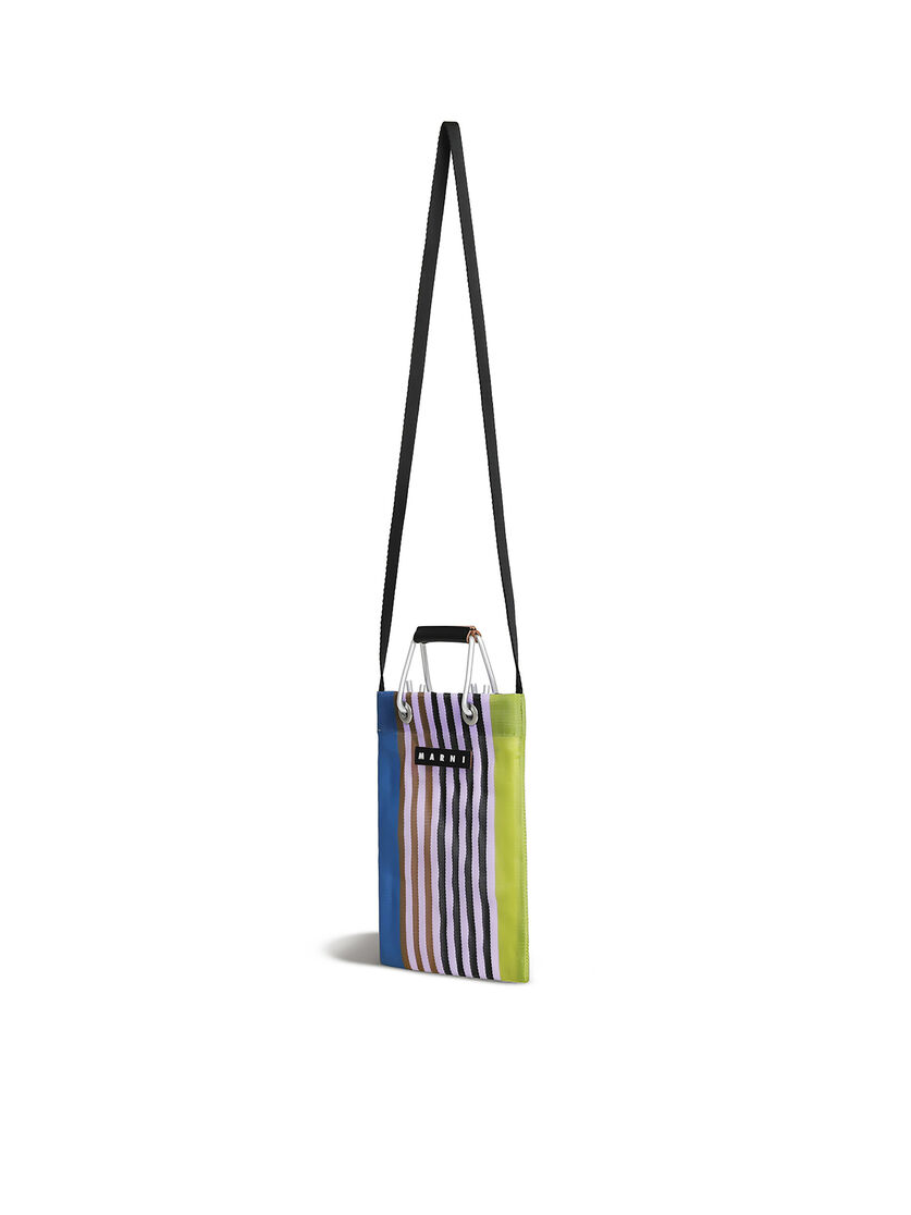 グリーンブルー(ターコイズ) MARNI MARKET STRIPE MINI SHOULDER BAG - ハンドバッグ - Image 2