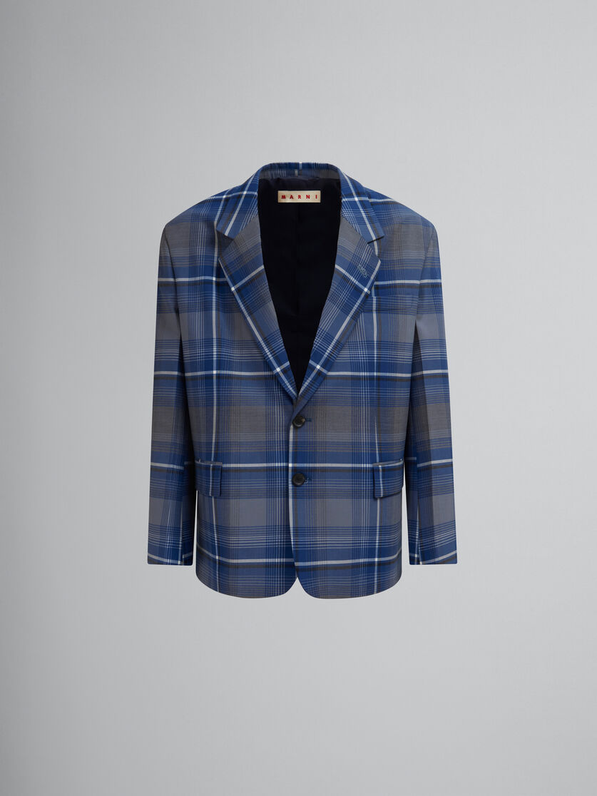 MARNI 誤り マルニ ジャケット 切り替え ストライプ 