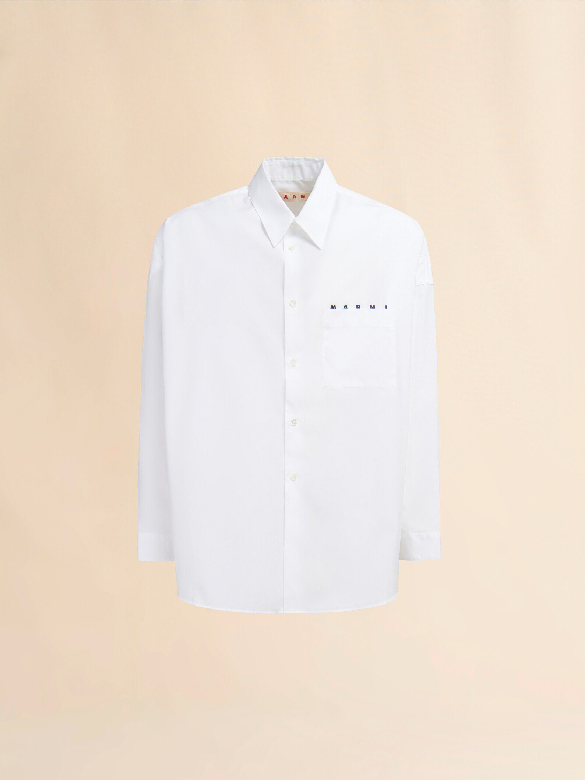 MARNI マルニ 21SS オーバーサイズペイントデニムシャツ