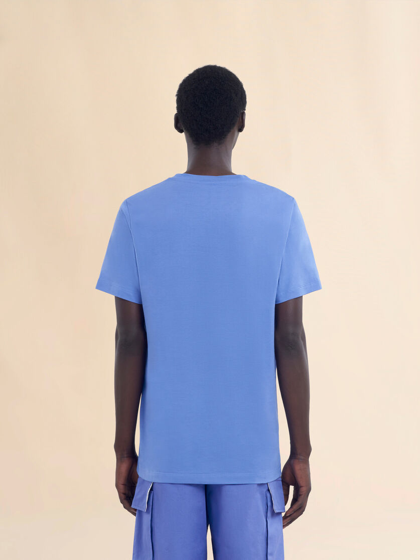 Indigo crew neck T-shirt - Shirts - Image 3