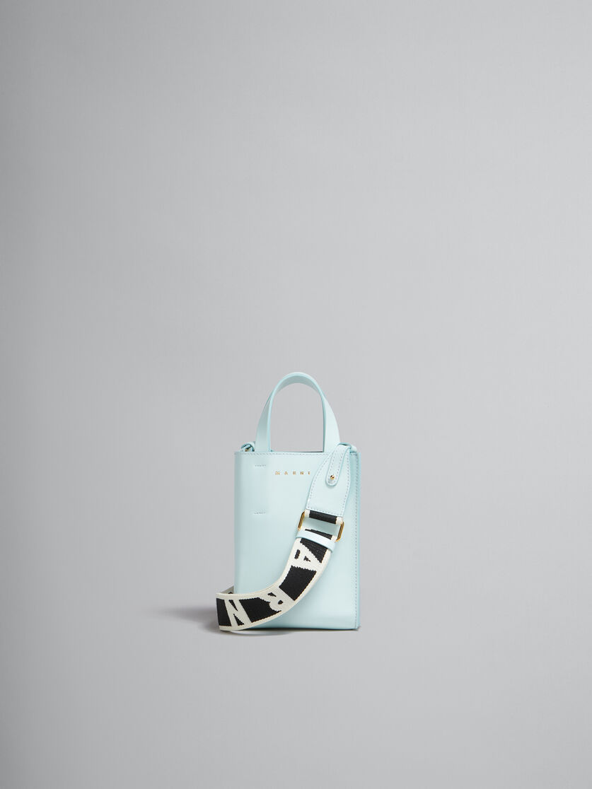 MUSEO nano bag in black leather - Shopping Bags - Image 1
