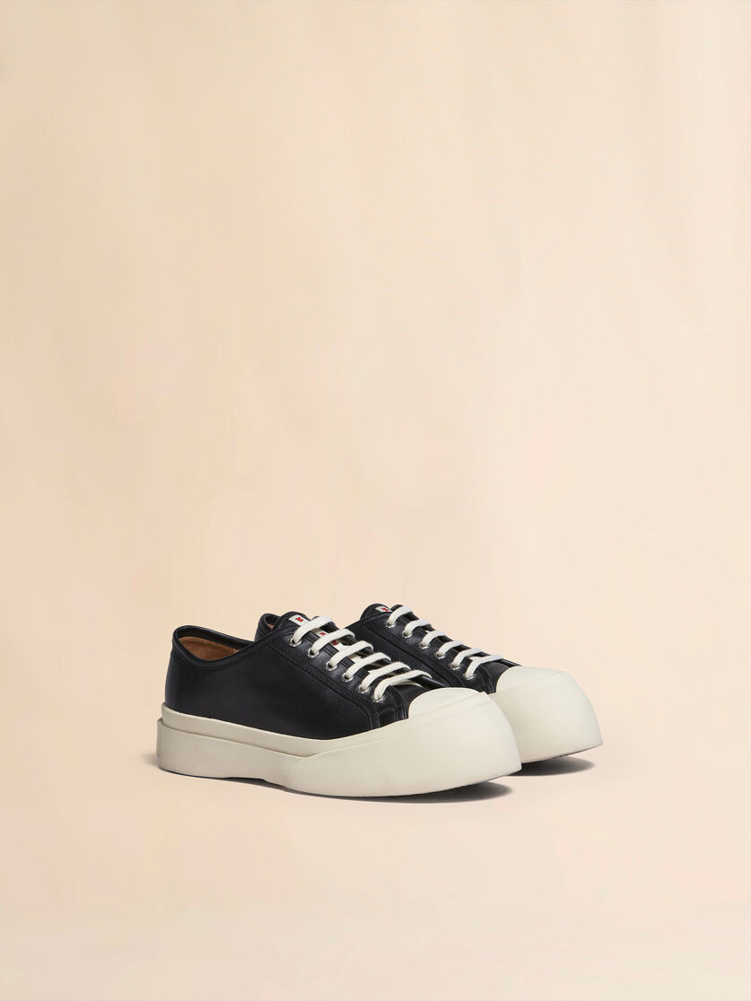 Light blue nappa leather Pablo lace-up sneaker - Sneakers - Image 2