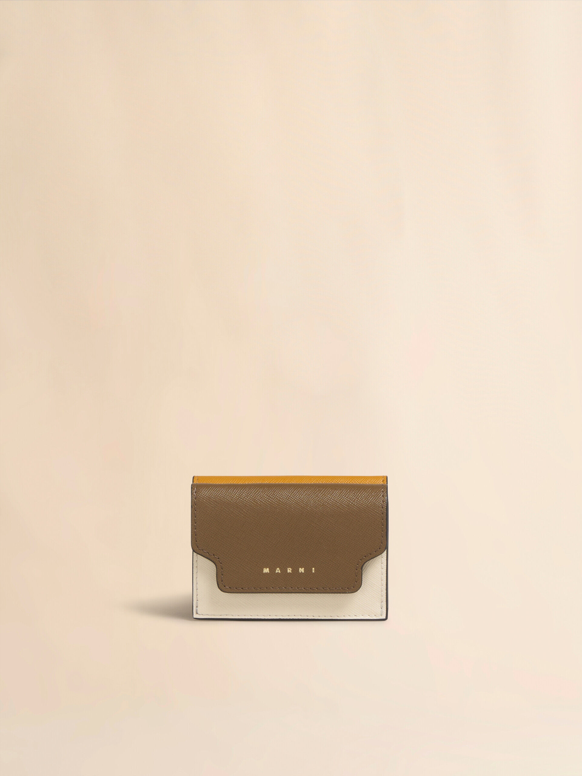 MARNI/三つ折り財布 イエロー ホワイト ベージュ 楽天市場】マルニ MARNI 三つ折り財布 レディース ベージュ