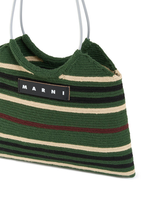 モスグリーン MARNI MARKET Riviera バッグ - ショッピングバッグ