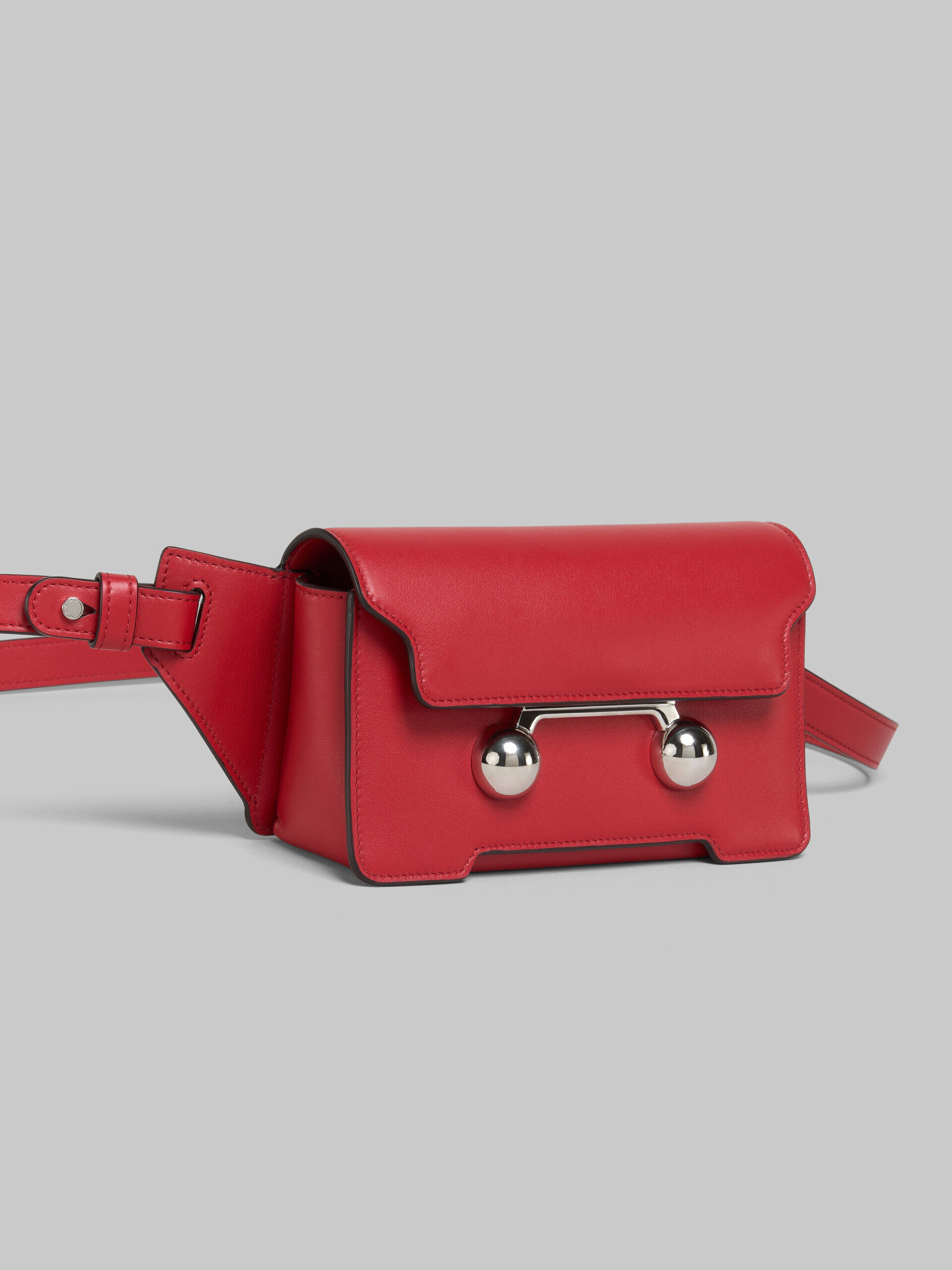 Red leather Trunkaroo crossbody bag | Marni