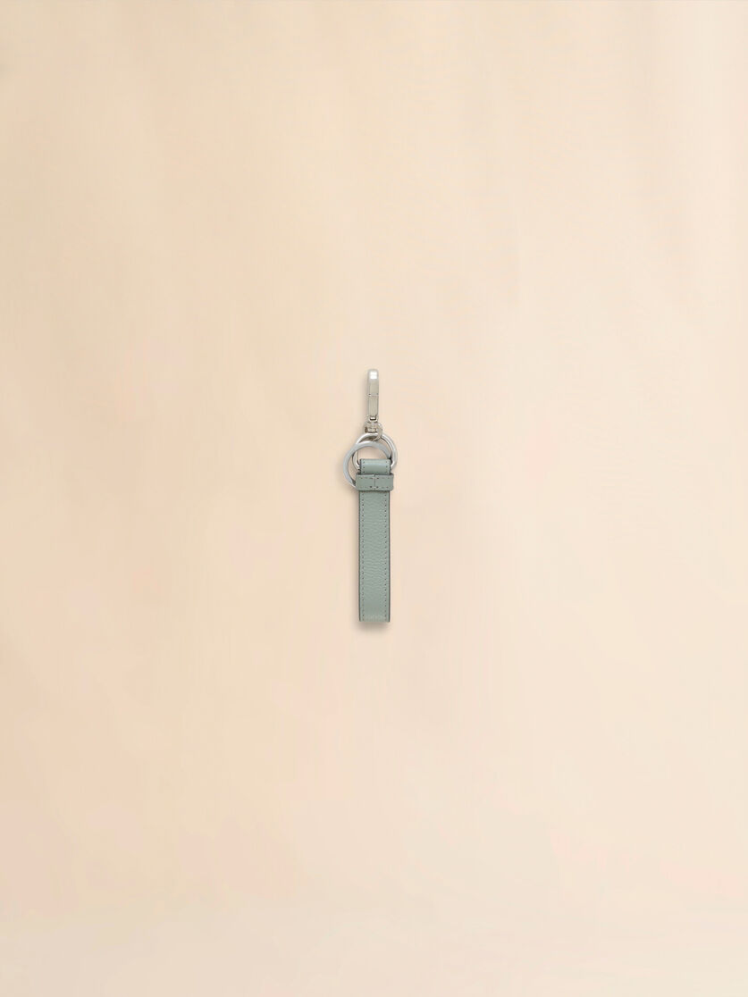 Blue leather keyring with Marni Mending - Key Rings - Image 2