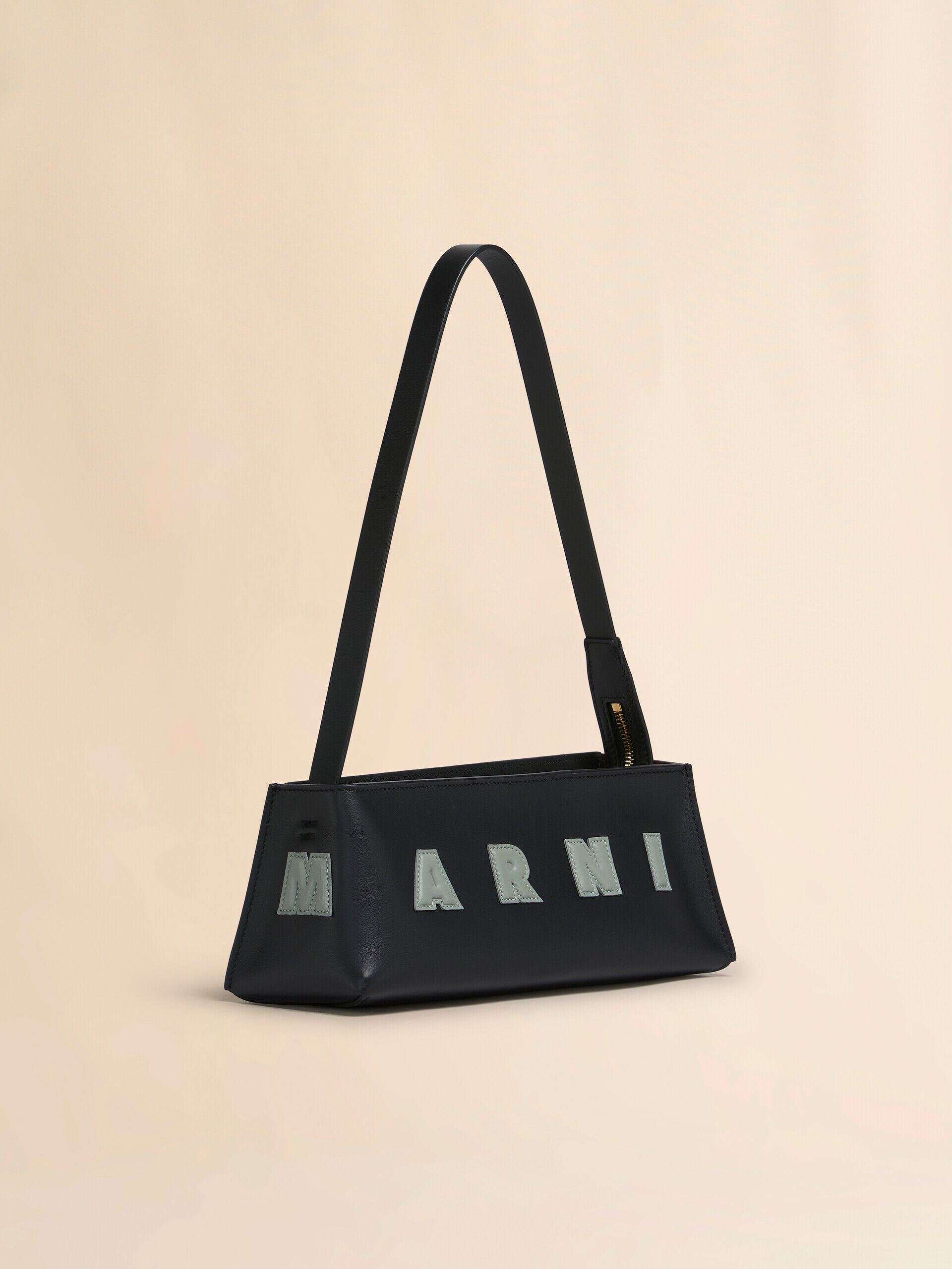 MARNI ショルダーバッグ TRUNK SOFT トランク デニム＆レザー
