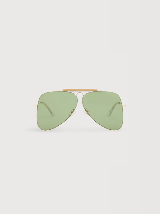 Gafas de sol doradas Zalruha - &oacute;ptica