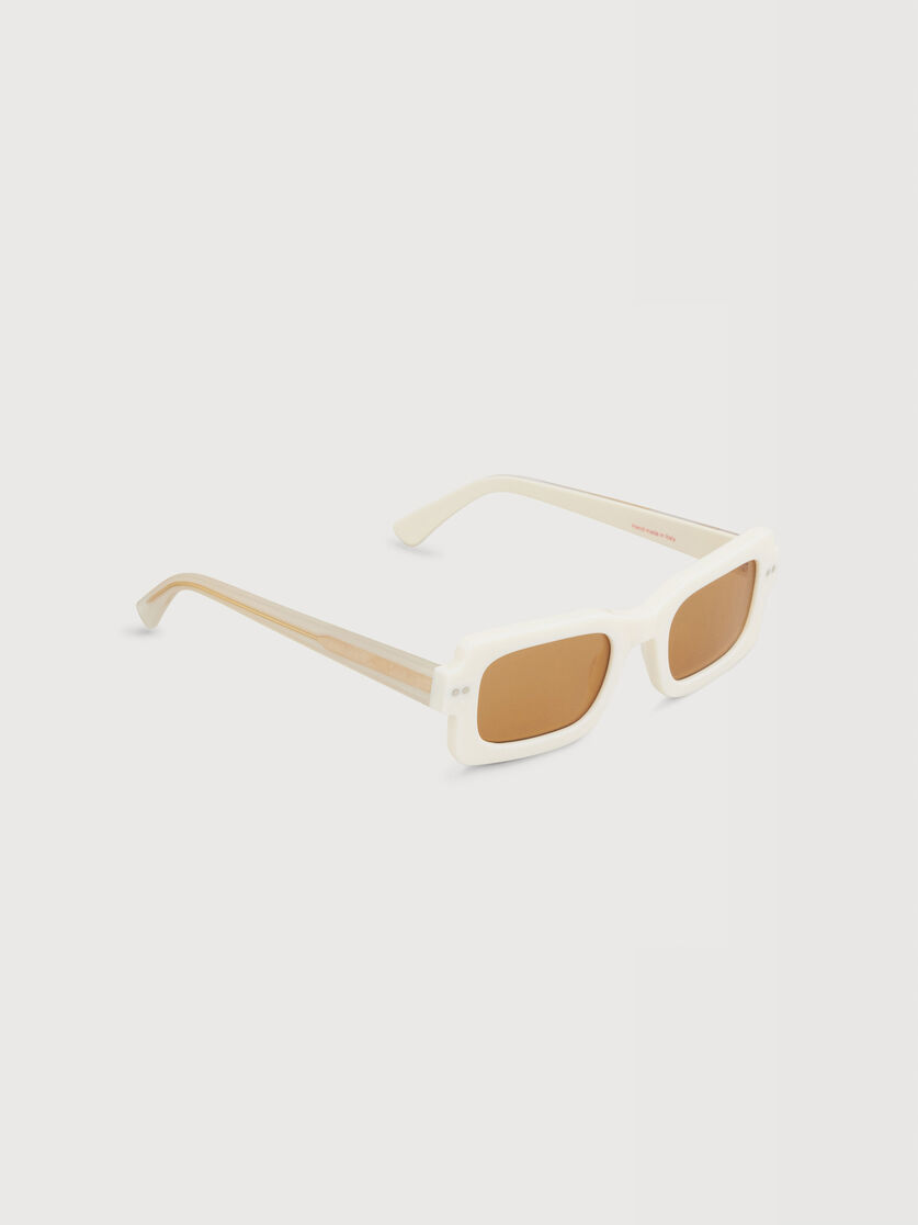White acetate LAKE VOSTOK sunglasses, Image 2