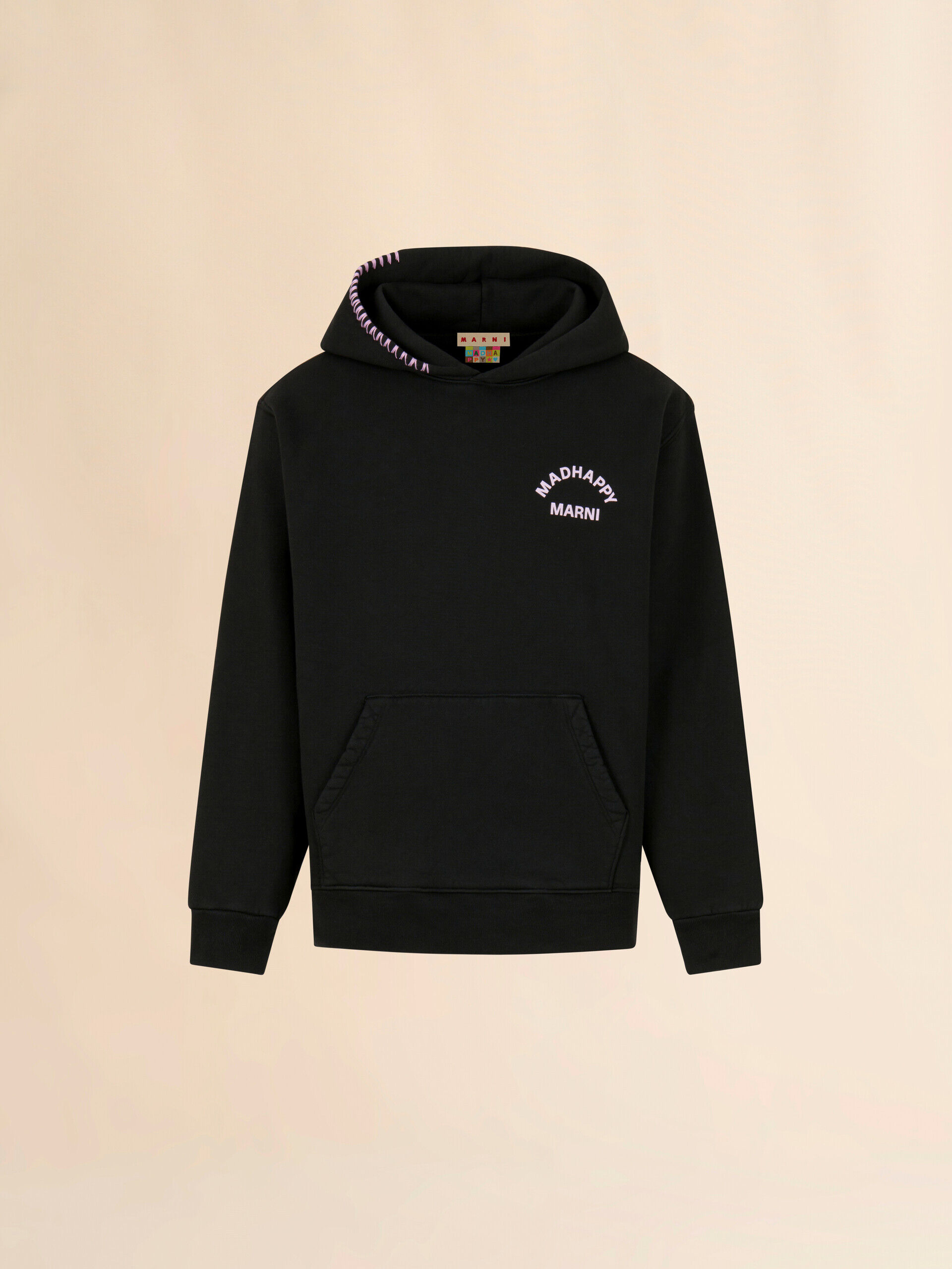 トップス Marni Logo Printed Cropped Hoodie P00789498.jpg