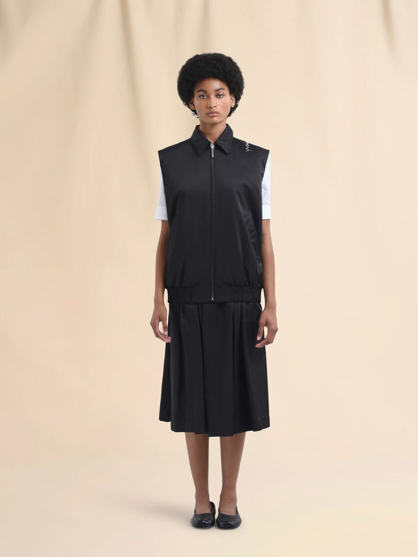 Taffeta bomber vest with Marni Symbol - Waistcoats - Image 2