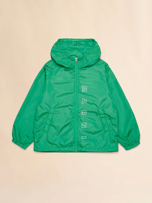 Grüne Windjacke mit Logo - Jacken
