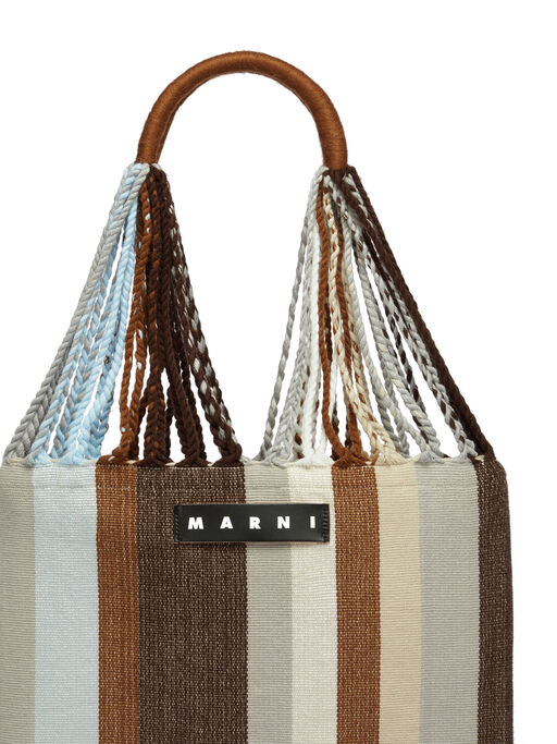 アイボリーブラウン(シガーブラウン) MARNI MARKET HAMMOCK BAG - ハンドバッグ