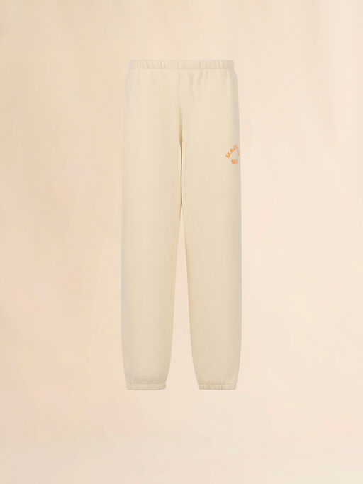 Marni + Madhappy cream cotton sweatpants with arch logo print - Pants