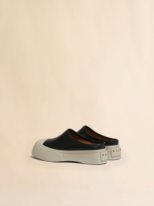 Black leather Pablo sabot - Sneakers
