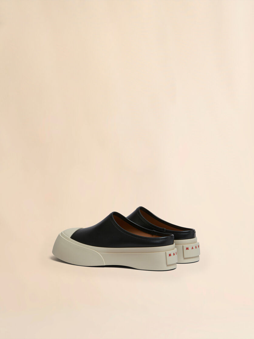 Grey leather Pablo sabot - Sneakers - Image 3