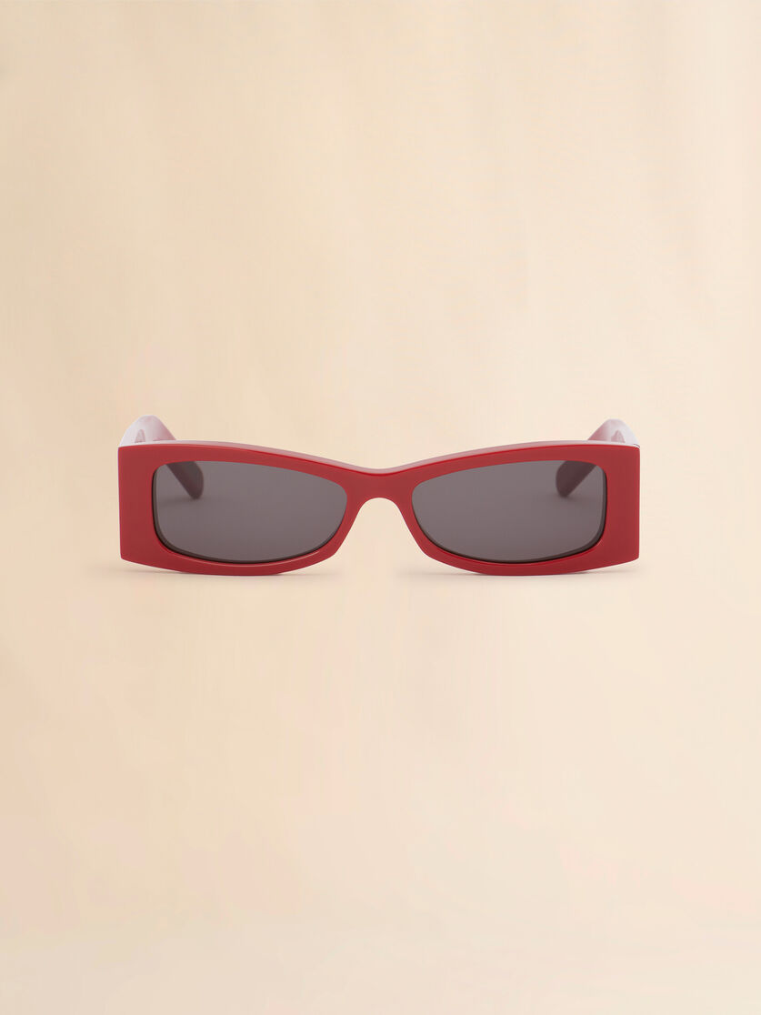 Sonnenbrille Zokoa aus rotem Azetat - Optisch - Image 1
