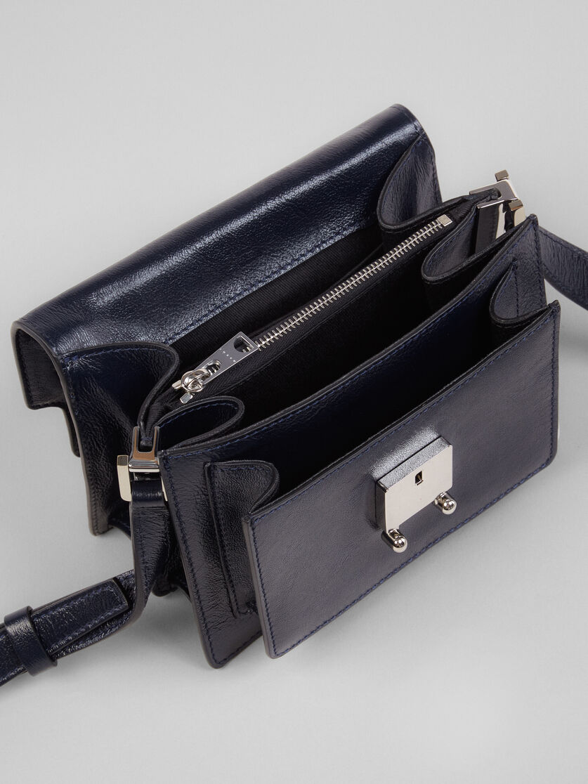 Trunk Soft Mini Bag in black leather - Shoulder Bag - Image 4