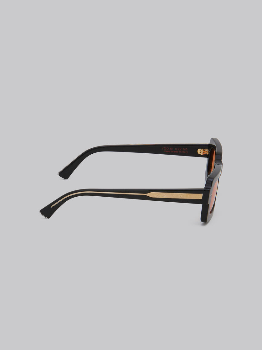 Black acetate LAKE VOSTOK sunglasses - Optical - Image 4