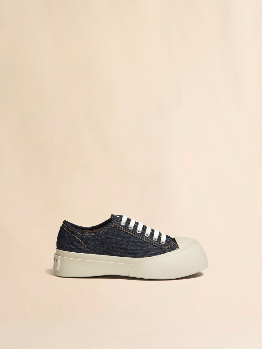 Blue denim Pablo lace-up sneaker - Sneakers - Image 1