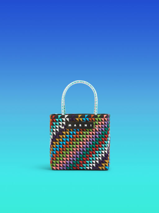 マルチカラー MARNI MARKET  バスケットバッグ - ショッピングバッグ