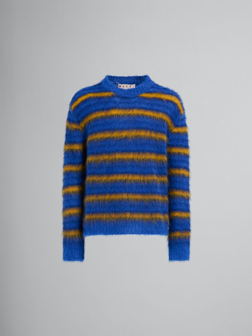 Blue striped mohair jumper - Pullovers - Image 1