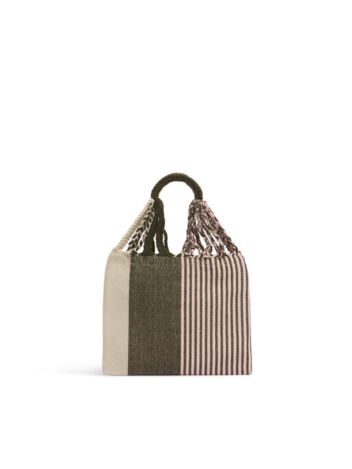 ウッド MARNI MARKET MINI HAMMOCK BAG - ショッピングバッグ