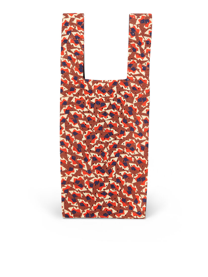 MARNI MARKET cotton shopping bag wit floral print - Shopping Bags - Image 3