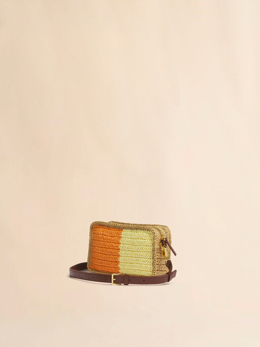 Sacoche pour appareil photo Seaside jaune et orange - Sacs port&eacute;s &eacute;paule