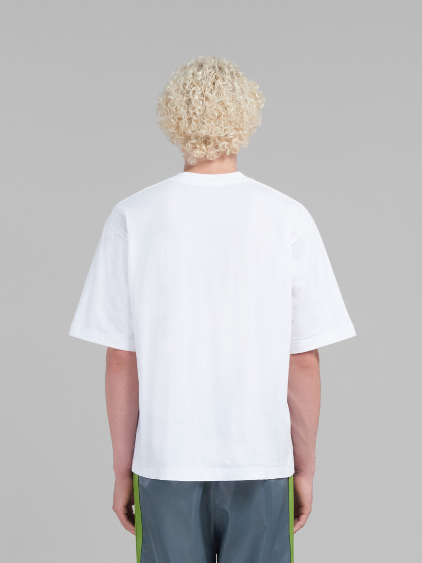 ホワイト オーガニックコットン製Tシャツ 3枚セット - Tシャツ - Image 3